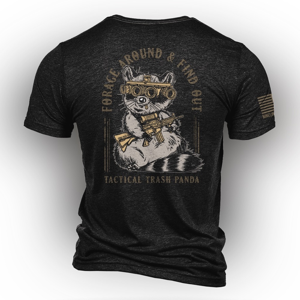 Black Tactical Trash Panda Tee